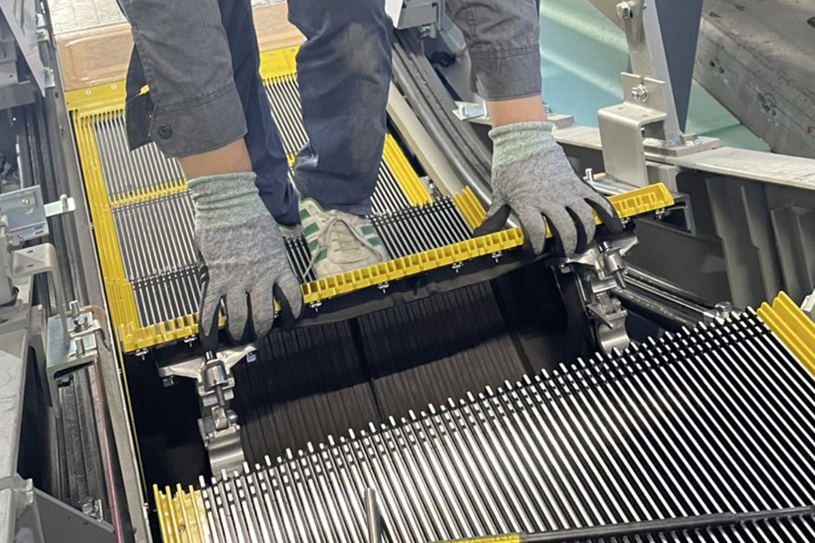 ステップの取付